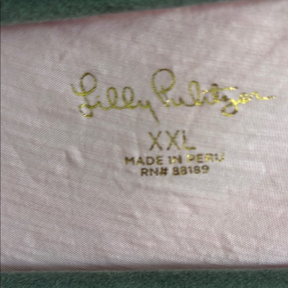 Lilly Pulitzer Pink Relaxed Short Sleeve Tee - Picture 2 of 3